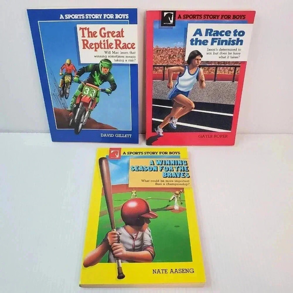 Lot of 3 - A White Horse Book Sports Story for Boys Paperback - Baseball, Track - Picture 1 of 11
